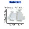 thumbnail image 5 of Miiottaa Silicone Moulds Chicken Baking Molds Handmade Epoxy Resin Molds Ornament Plasters Molds Animal Castings Molds Soap Molds, 5 of 8