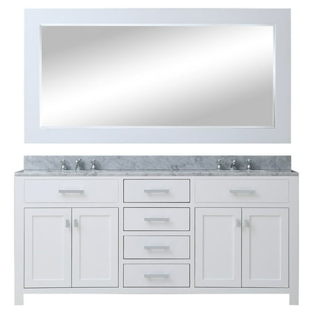 - Water Creation Madison 72 in. Double Bathroom Vanity