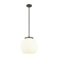 thumbnail image 5 of Innovations Lighting - White Venetian - 1 Light Stem Hung Pendant In Modern, 5 of 7
