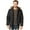 black, variant on I.N.C Mens Iridescent Cire Parka Coat, Black, X-Large