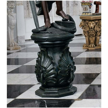 Design Toscano Classic Peacock Riser
