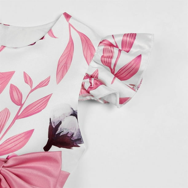 TJAZFJPA Birthday Dress for Girls Kids Toddler Baby Girls Spring Summer  Print Ruffle Sleeveles Wednesday Gifts for Party Princess Dress Green Dress  for Girls - Walmart.ca