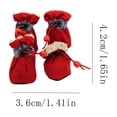 thumbnail image 3 of Zapatos de invierno para perros, botas cálidas de forro polar con cinta reflectante, 1 funda para garras, zapatos para mascotas con cordón, decoración del hogar, decoración de habitaciones, hogar y co, 3 of 6