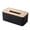 Z-Black,21x12.5x9.5cm, variant on Tissue Box Cover Square,Tissue Box Holder with Bamboo Lid,Tissue Dryer Sheet Holder for Modern Farmhouse Boho Decor,1 Pack,(White)