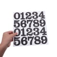 thumbnail image 5 of LOLIPPYY 25Pcs Waterproof Black Vinyl Number Stickers Self Adhesive Easy Apply for Home and Office, 5 of 8