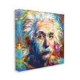 thumbnail image 4 of Stupell Industries Abstract Albert Einstein Portrait Abstract Painting Gallery Wrapped Canvas Art Print Wall Art, 24 x 24, 4 of 8