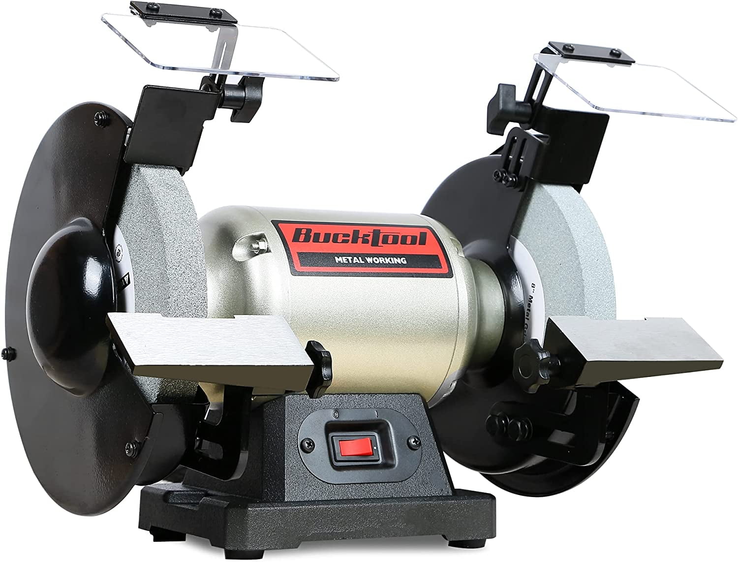 BUCKTOOL 8Inch HighSpeed Bench Grinder, Professional Wobblefree