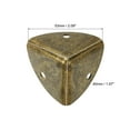 thumbnail image 2 of 8 Pcs Furniture Corner Edges Protector, 40mm Metal Edge Guard with Screws, Bronze, 2 of 6