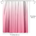 thumbnail image 6 of Americanflat 71x74 Ombre Pink Shower Curtain - Water Resistant - Polyester Fabric, 6 of 7