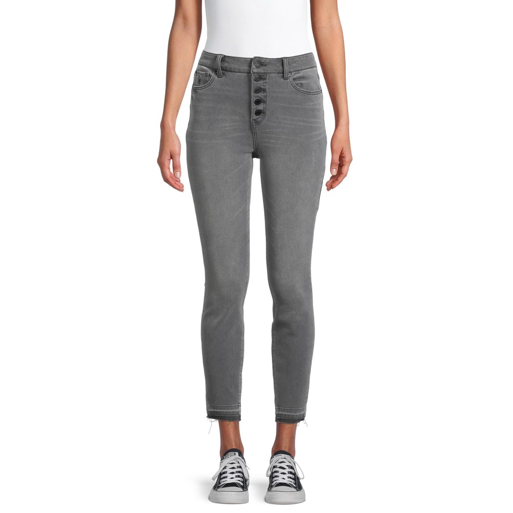Time and Tru Time and Tru Women's High Rise Skinny Jeans Walmart