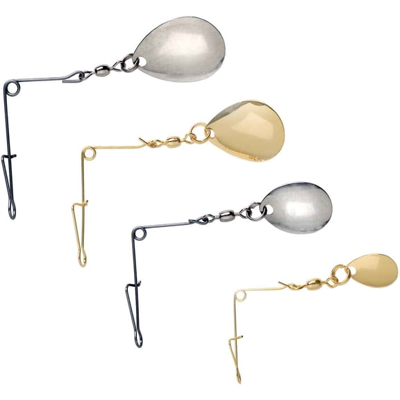 Lindy Jig Spinner Sz 2 Nickel 2 Pack