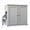 Smoke, variant on The Refined Feline Refined Litter Box Deluxe, Large, Mahogany, Modern Style