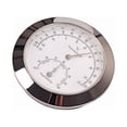 thumbnail image 5 of Round Thermometer Hygrometer Humidity Temperature Meter for Violin Guitar Case Instrument Care Monitoring Meter Tool B103 (Silver), 5 of 5