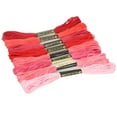 thumbnail image 1 of HLONK 8Pcs 7.5m Thread Cross Stitch Embroidery Cotton DIY Craft Sewing Skeins for Cross Stitch, 1 of 8
