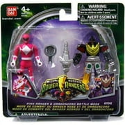 Power Rangers Pink Ranger & Dragonzord Battle Mode Action Figure, 2 Pack