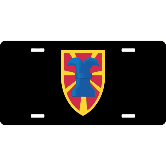 7th Transportation Command License Plate