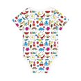 thumbnail image 5 of Balery Summer Pattern Baby Climbing Clothes Infant Bodysuit Cute Infant Bodysuit Baby Romper-18 Months, 5 of 7