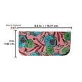thumbnail image 3 of Soft Slip In Eyeglass Case for Women Glasses, Reading Glasses, or Sunglasses  Floral Faux Suede, 3 of 8