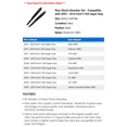 thumbnail image 2 of Rear Shock Absorber Set - Compatible with 2005 - 2016 Ford F-250 Super Duty 2006 2007 2008 2009 2010 2011 2012 2013 2014 2015, 2 of 2
