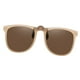 thumbnail image 3 of Suministros para gafas de con clip, accesorio de lentes polarizadas para exteriores para hombres al libre, Té, 3 of 9