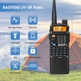 thumbnail image 2 of Ham Radios BAOFENG UV-5R de largo alcance, 8 W, UHF/VHF, paquete de 2, 2 of 7