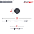 thumbnail image 4 of Kit de Pesas, Mancuernas y Barra Recta (16Kg) - Energym, 4 of 5