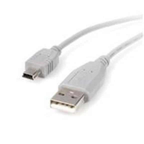 1 ft. Mini USB 2.0 Cable A to Mini B - Gray - 1 ft. Mini USB 2.0 Cable A to Mini B