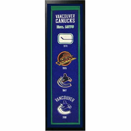 Nhl 14 X 37 Banner Frame Vancouver Canucks Walmart Com