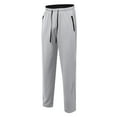 thumbnail image 4 of ZZHZGZ Sweatpants for Men Men's Sweatpants Open Bottom Athletic Jogger Pants Running Workout Gym Pants with Pockets & Adjustable Waistband S, 4 of 5