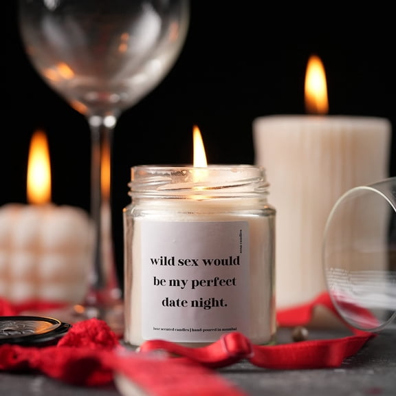 Scented Date Night Candles | Scented Candles for Date Night Decoration | Scented Candles for Bedroom | Valentine Gifts for Couples | Romantic Candle Gifts for Him Her Wife Husband Girlfriend, 40hrs