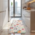 thumbnail image 4 of Pioneer Flower Floral Print Pattern Kitchen Rug Mat,Kitchen Runner Rugs Non Skid Washable,Decorative Kitchen Floor Mats for Kitchen,Sink,Laundry,17"x47.2", 4 of 7