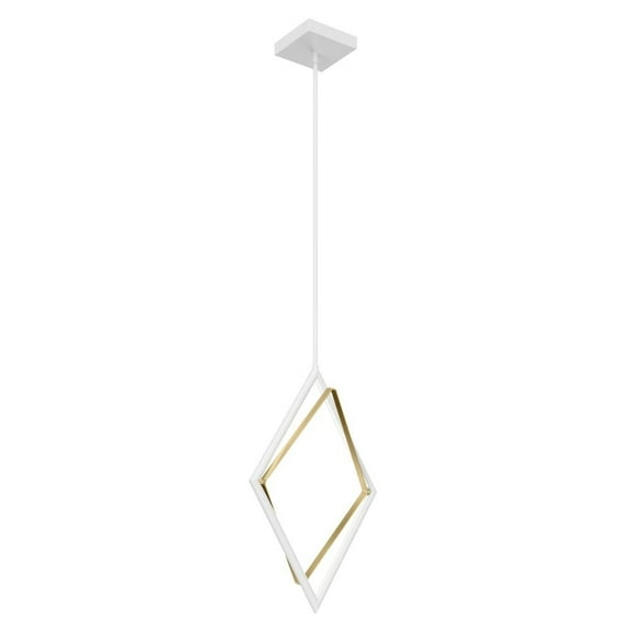 Elan Lighting - Darski - 1 LED Pendant In Minimalist Style-17.25 Inches Long and