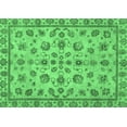 thumbnail image 1 of Ahgly Company Indoor Rectangle Abstract Emerald Green Modern Area Rugs, 3' x 5', 1 of 4