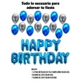 thumbnail image 4 of Set De Globos Decorativos Metalicos VIMI Para Cumpleaños Sorpresa Happy Birthday Modelo Perritos, 4 of 11