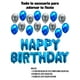 thumbnail image 4 of Set De Globos Decorativos Metalicos VIMI Para Cumpleaños Sorpresa Happy Birthday Modelo Perritos, 4 of 11
