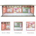 thumbnail image 1 of 1/64 Scale Car Garage Diorama with USB LED Light Realistic Parking Lot Display Case for Model Cars & Miniature Vehicles,hd-M008-68, 1 of 6