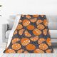 thumbnail image 1 of Fotbe Various Oranges Manta de Franela Acolchonada con Estampado, Súper Suave y Esponjosa, Extra Grande para Sofá, Cama, Uso Todo el Año-60"x50", 1 of 7
