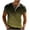 Green, variant on Plebaso Summer Shirts for Men Printed Button up Round Neck Tshirts Pullover Casual Short Sleeve Mens Tops
