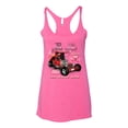 thumbnail image 2 of Ford Model T Roadster 1923 Old School Ride Classic Vintage | Womens Cars and Trucks Premium Tri-Blend Racerback Tank Top, Vintage Pink, Small, 2 of 4
