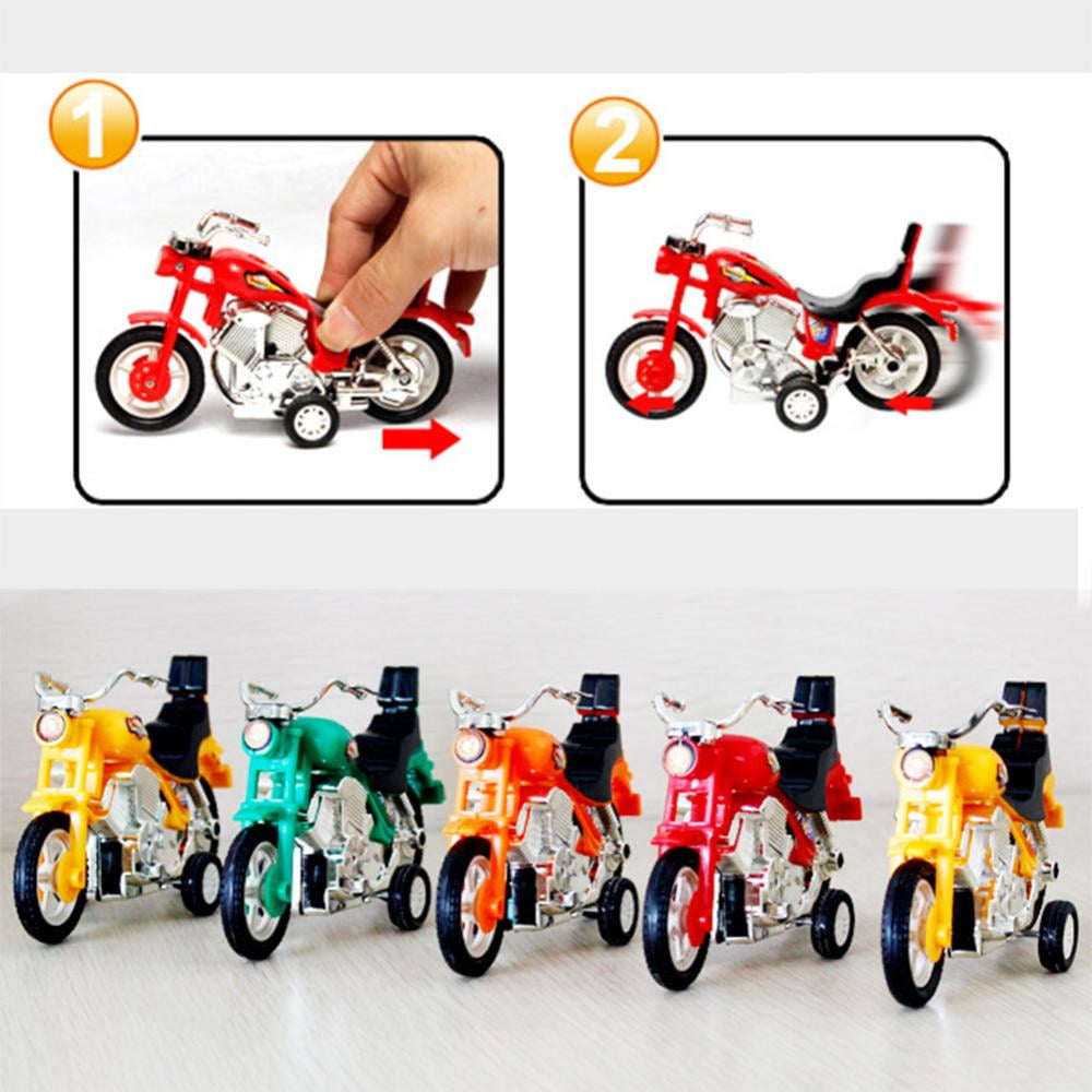 Mini Moto Jouet à Inertie - Modèle Pull-back, Jouet Pour Enfant Garçon
