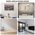 thumbnail image 4 of 180x2in Silver Gray Foam Molding Trim 3D Floral Peel and Stick Self Adhesive Flexible Sticky Edging Lines Baseboard Wall Skirting Stickers, 4 of 7