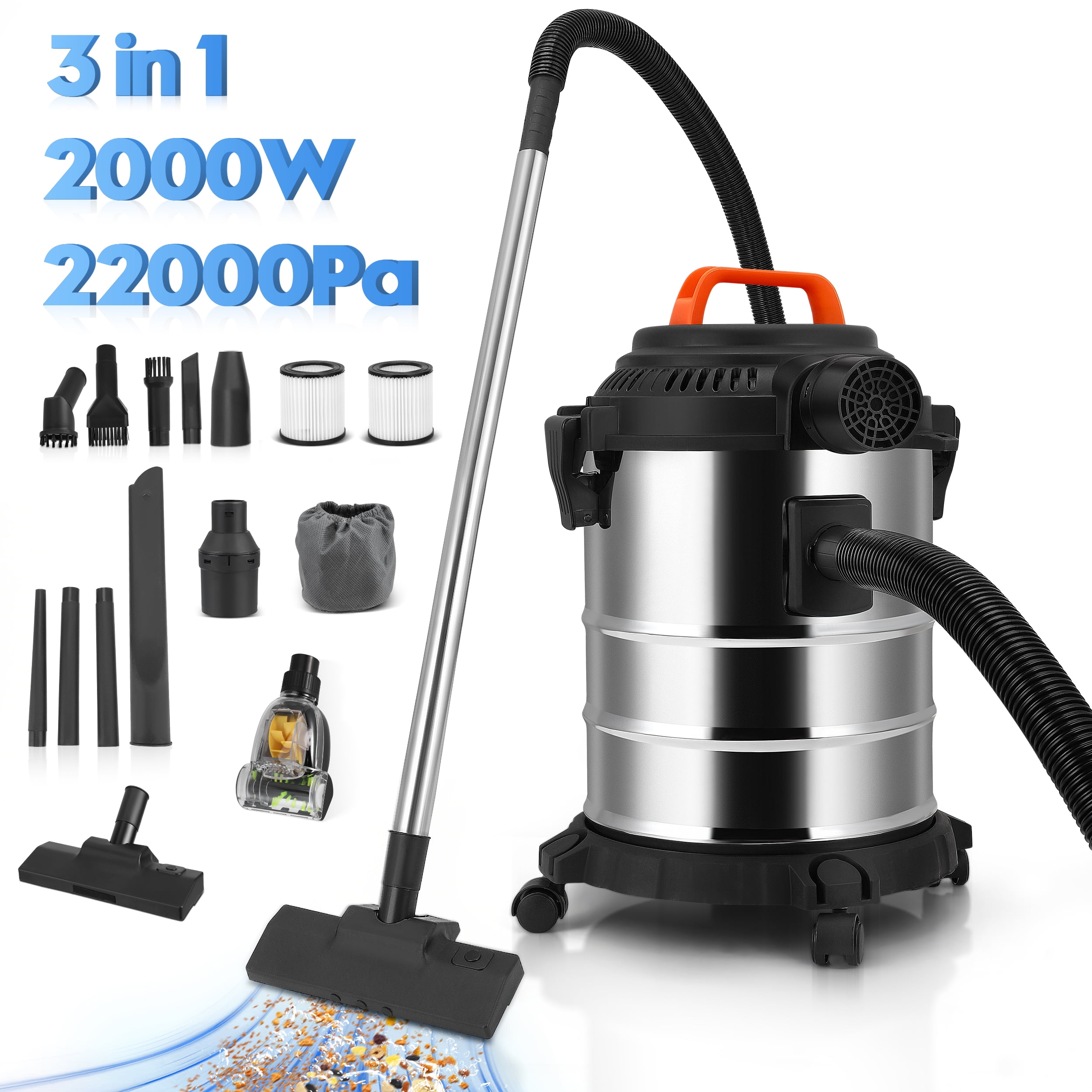 Shop-Vac 14 Gallon 6.5 Peak HP Wet/Dry Utility Vacuum - Walmart.com