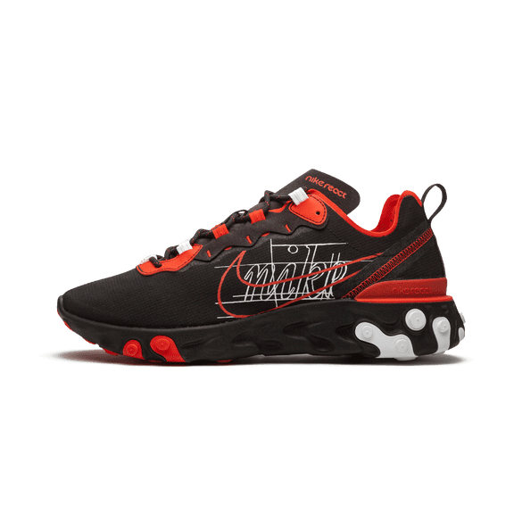 NIKE MENS React Element 55 "Script Swoosh" CK9285 001 CK9285 001 from Stadium Goods