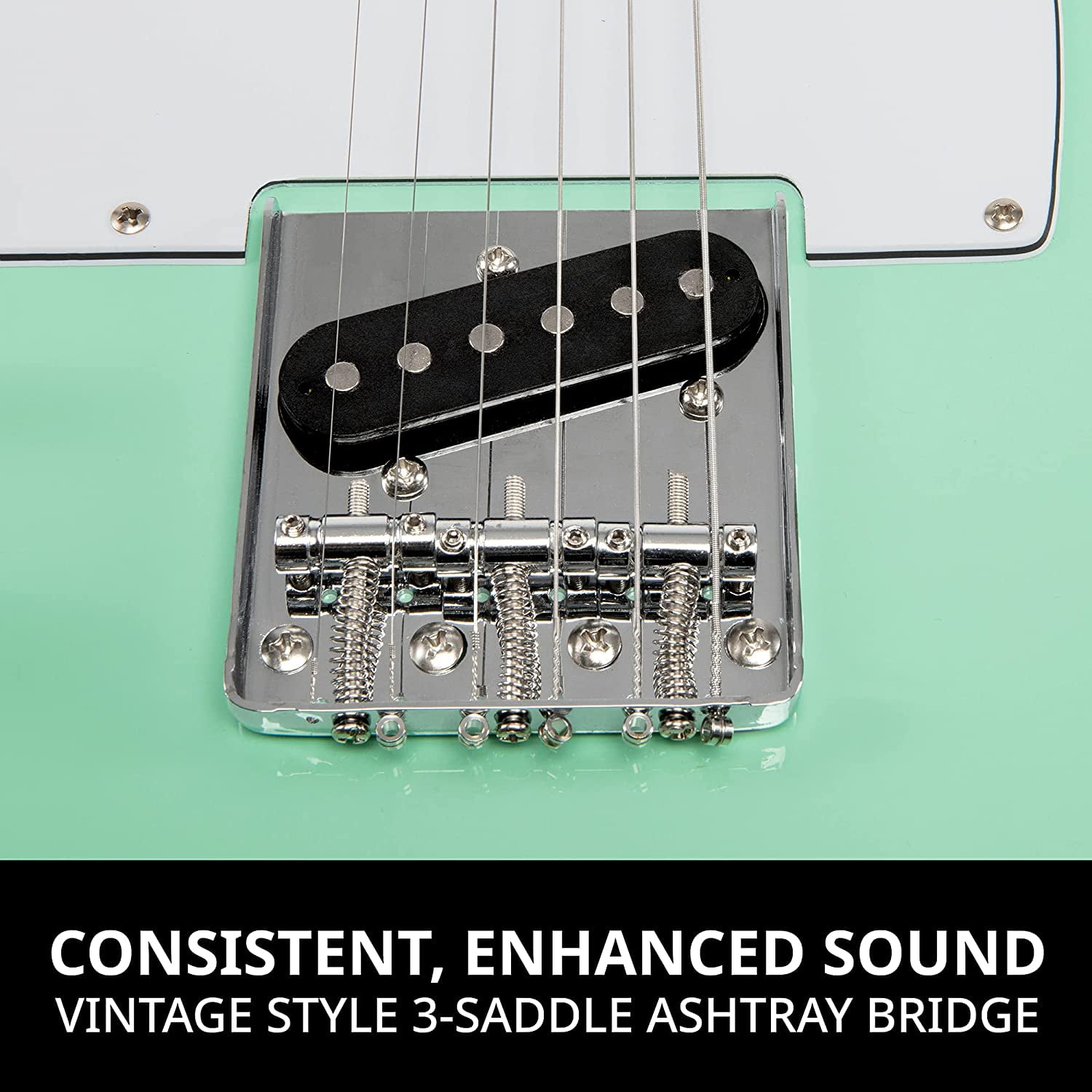 LyxPro 39" Left Hand Telecaster Electric Guitar
