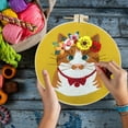 thumbnail image 4 of Hovilon Embroidery Kit for Beginners,Embroidery Kit for Beginners Adults,Needle Point Kits Adults Beginner,Hand Embroidery Kit,Embroidery Starter Kit,Cat Embroidery Kit on Clearance, 4 of 5