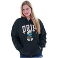 thumbnail image 4 of Business Smurf Cartoon Cool Boss Drip Hoodie Sweatshirt Women Men Brisco Brands M, 4 of 6
