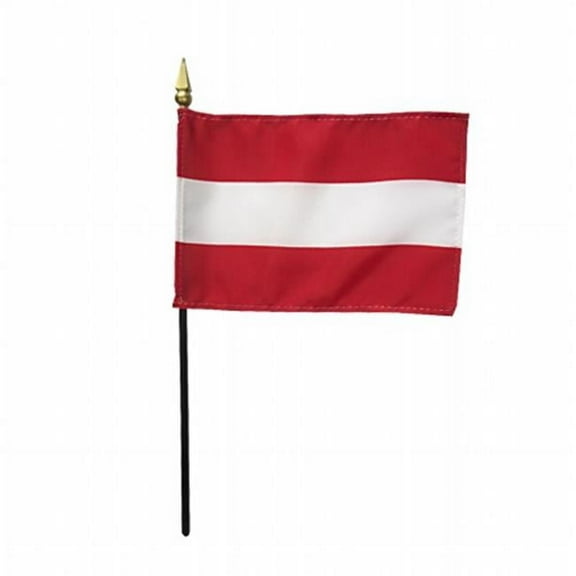 Annin Flagmakers 210007 4 x 6 in. Eb Austria Mounted, Pack Of 12