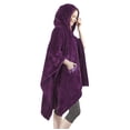 thumbnail image 2 of Comfort Spaces Purple Polyester Plush Throw, 60" x 50", 2 of 9