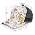 thumbnail image 2 of Lsque Cute Little Animals Printed Trucker Hat - Baseball Cap for Men Women - Breathable Mesh Side, Adjustable Fit - for Casual Wear, 2 of 7