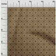 thumbnail image 2 of oneOone Viscose Jersey Brown Fabric Asian Floral Tiles Sewing Material Print Fabric By The Yard 60 Inch Wide, 2 of 4